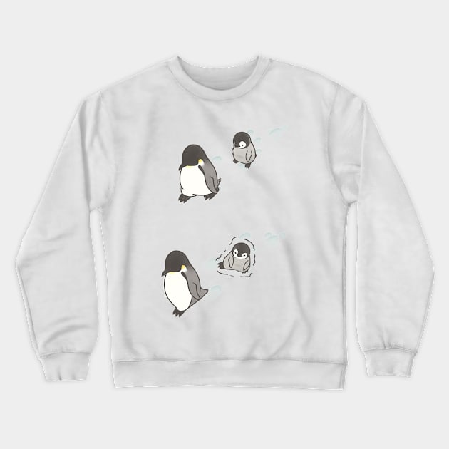 Foot Prints Crewneck Sweatshirt by sheba.drawing